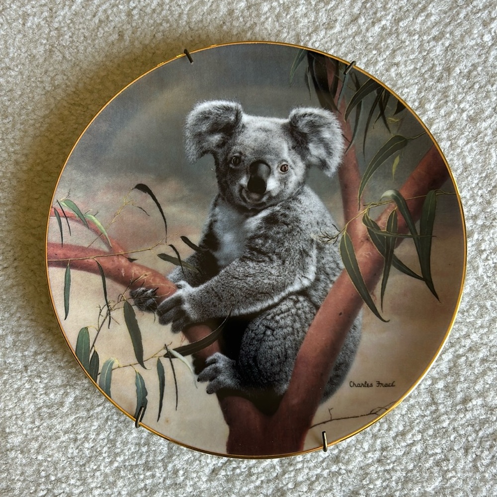 Vintage Bradford Exchange Koala Plate